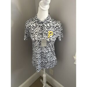 Pittsburgh Pirates‎ MLB Golf Flare Polo Women's Small Active  Level Wear New
